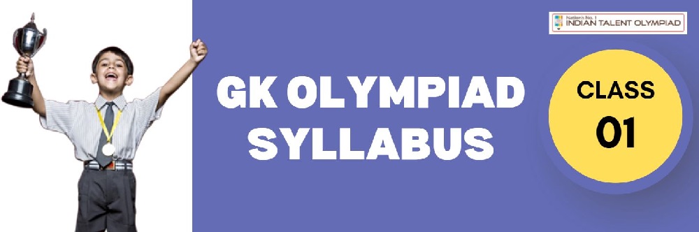 GKIO General Knowledge Olympiad Syllabus Class 1
