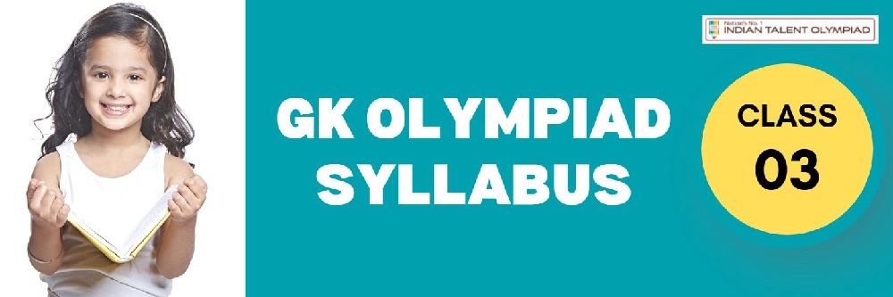 GKIO General Knowledge Olympiad Syllabus Class 3