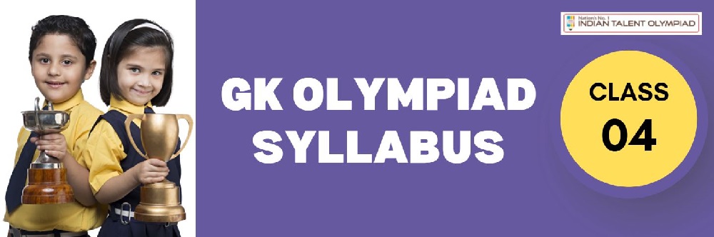 GKIO General Knowledge Olympiad Syllabus Class 4
