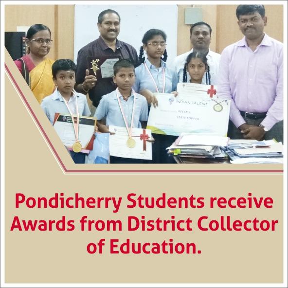 ITO Pondicherry Students Receive Awards From District Collector Of Education